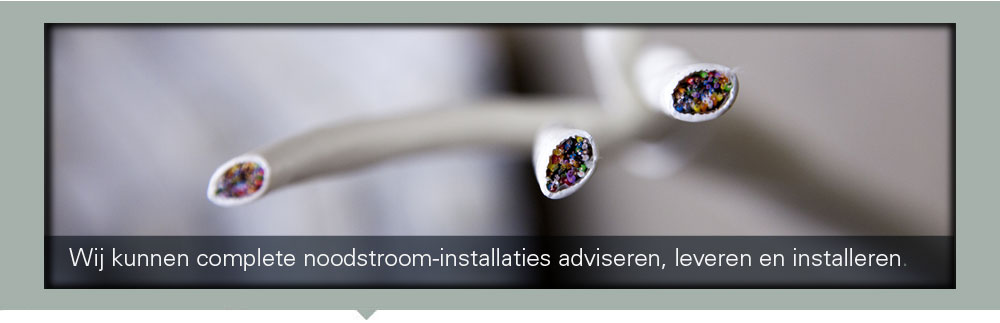 Installateur van noodstroomaggregaten.